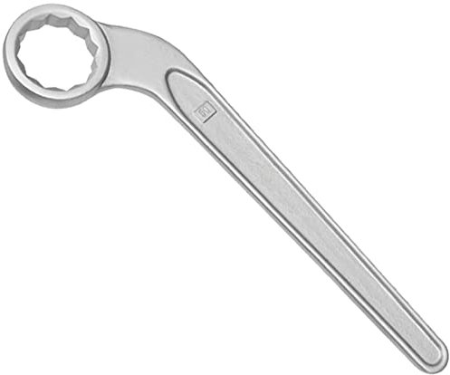 WEDO Chiave ad anello unidirezionale in acciaio inox, chiave inglese 45 gradi, resistente alla corrosione, dimensioni metriche 32 mm