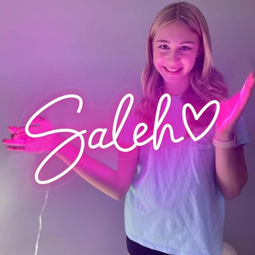 YGEQWK Neon Light Sign Custom Neon Signs Personalised Neon Sign Dimmable Led Neon Lights Sign Customizable for Wall Decor Bedroom Party Birthday Bar Logo Neon Sign