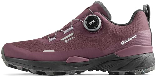 Icebug Rover 2 GTX herr mångsidig utomhussko vattentät, halkfri, BOA Fit system, Hibiskus, 38 EU