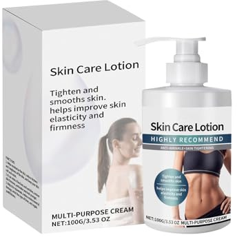 Hautstraffende Bodylotion, Hautstraffende Creme für Festigkeit & Regeneration - Straffende Bodylotion für Hals & Dekolleté, Anti-Aging, Feuchtigkeitsspendend, Lifting-Creme für Alle Hauttypen