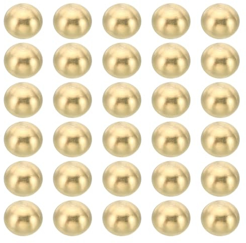 PATIKIL Dado Cieco M4x10mm, 30Pz Cappucci Copri-Dado Bulloni in Ottone Dadi a Cappuccio a Filettatura per Viti Decorazione per Lampade, Mobili o Progetti Fai da Te