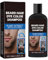 Shampooing Teinture Barbe Pour Hommes,Shampooing Permanent de Colorant de Barbe,Barbe Teinture Noir,EnlèVement Blanc Gris Barbe,pour Barbe Mourant EnlèVement Blanc Gris Barbe Cheveux 1PC