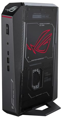ROG NUC (2025) Gaming Mini PC with Intel® Core™ Ultra 9 (Series 2) ARL-HX CPU, NVIDIA® GeForce RTX™ 5070 Ti Mobile GPU, 16GB DDR5 RAM, 1TB NVMe SSD, Thunderbolt 4 Triple-Fan Cooling and ARGB Lighting