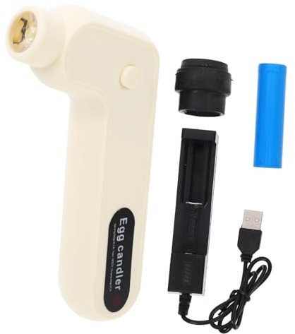 Toyvian Lampada LED per Speratura di Incubatrice Tester per Incubatrici Copertura Completa Attrezzatura per Incubazione di Pollame Verificatore di Uova Fecondate