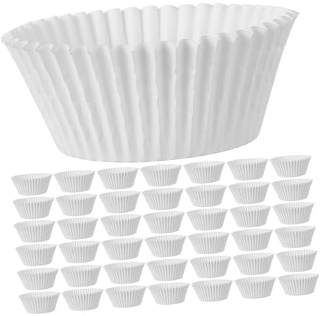 SHINEOFI 800 Capacillos para Hornear Cupcakes de Papel Pergamino Antigrasa y Antiadherentes Vasos Desechables para Muffins y Pasteles Perfectos para Cocina y Repostería Navideña