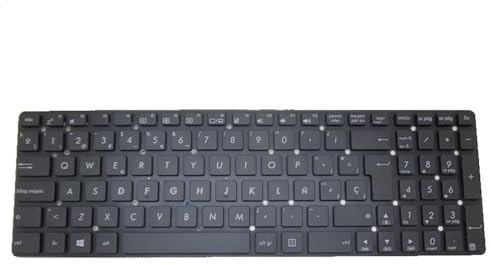 QHGUYOZ Laptop-Tastatur für ASUS R500V R500A R500VS R500VD R500VM R500VJ Schwarz ohne Rahmen GR JP SP TR US(Spain SP)