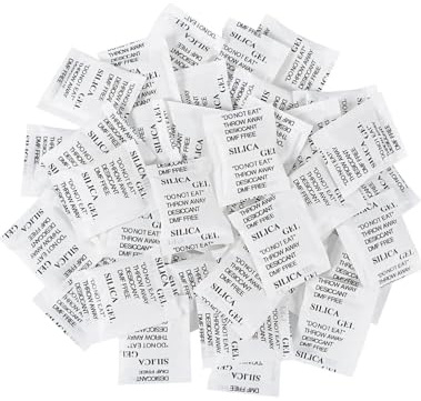 Beutel mit Trockenmittel, 200 Pack x 1 g, Silicagel-Säckchen, entziehen Feuchtigkeit, Dampf, Schimmel, Gerüche, Luftentfeuchter.