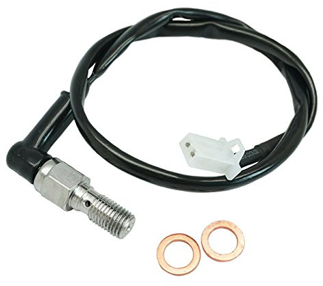 Motorrad Universal M10 x 1,00mm Vorne Hinten Hydraulische Bremse Bremssättel Zylinderpumpe Bremslichtschalter Stoplichtschalter mit Hohlschraube Für Roller Moped Dirt Pit Bike ATV Yamaha