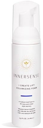 INNERSENSE Organic Beauty - Natural I Create Lift Volumizing Foam | Non-Toxic, Cruelty-Free, Clean Haircare (2.37 fl oz | 70 ml)
