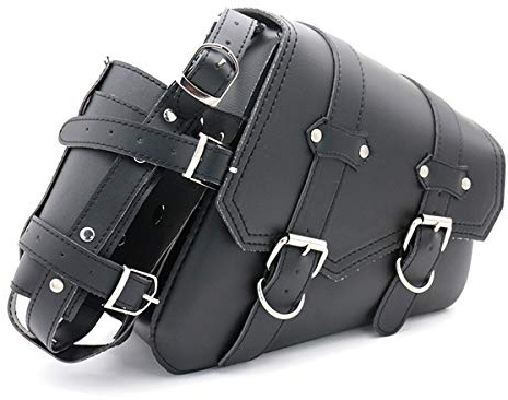 Universal Motorrad Satteltaschen PU Leder Seitliche Werkzeugtaschen für Motorrad Satteltasche (Recht)