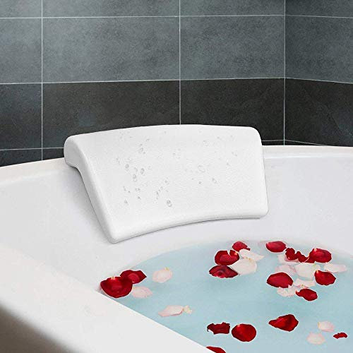 HAIBI Badewannenkissen, rutschfeste Badewanne Soft Humanized wasserdichte Spa Badekissen Mit Saugnäpfen Leicht Zu Reinigen Badezimmer Zubehör