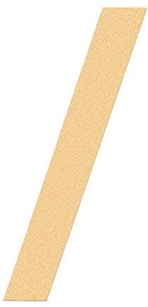 HASWARE House Number 3 inch (7.5 cm) Self Adhesive Letters Apartment Door Numbers Street Address Plaque Home Stylish Decor, Acrylic(Slash Sign, Golden)