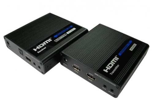 kenable Rallonge HDMI 2.0 4K HDR RJ45 LAN avec sortie IR HDMI et audio ARC optique 70 m