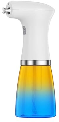 Botella pulverizadora de aceite,Botella pulverizad Botella pulverizadora de aceite eléctrica, Control de aceite de cocina, dispensador de aceite de oliva de acero inoxidable de vidrio for el hogar, pu