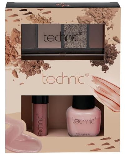 Technic Eye, Lip & Nail, Gift Set, Pack of 3