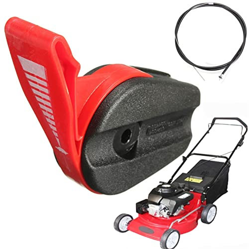 MUEOSI Commande de câble d'essence électrique, accélérateur, Tondeuse à Gazon, Interrupteur de Jardin, Interrupteur d'assemblage Interrupteur d'accélérateur pour Tondeuse à Gazon