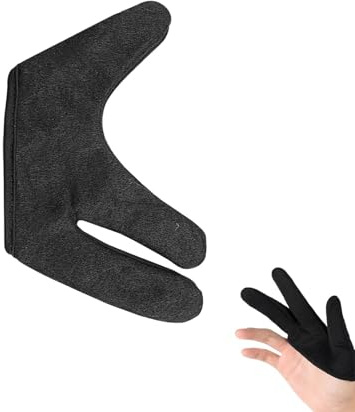 Virtcooy Hair Dye 3 Finger Heat Protector | Hair Styling Gloves Heat Resistant,Professional 3 Finger Protection Gloves,Reusable,Heat Protector For Hair Dye