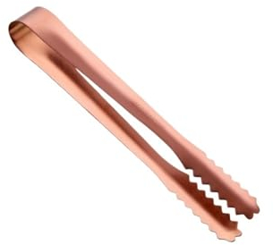 ZGXNYI 2/4PCS Ice Mini Tongs Gold Stainless Steel Sugar Clamp Ice Cube Tongs Bar Kitchen Accessories Metal BBQ Food Serving Clip 14.5cm Men's Shoulder Bag(Rose Gold,4Pieces)