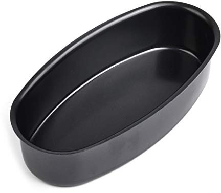 Stampo ovale antiaderente da 22,9 cm per torte, cheesecake, pagnotta, pane, teglia da forno