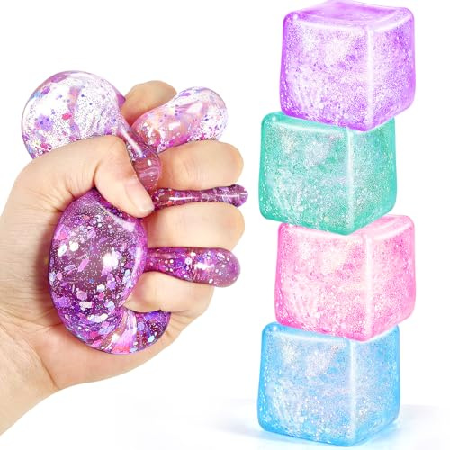 UGYWI Squishy Fidget Toys for Kids Adults Stress Relief Toy,4 Pack