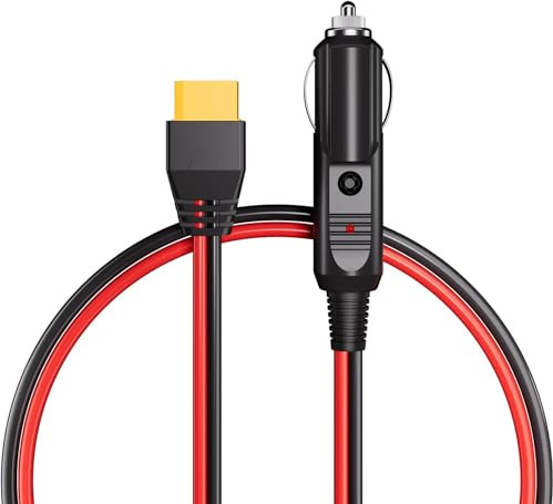 AFERIY Allume-cigare XT90 avec câble de 3m, chargeur de voiture pour auto/camion vers générateur solaire, 12/24V