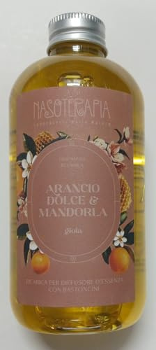 NASOTERAPIA Arancio Dolce e Mandorla Ricarica per Diffusore a Bastoncino 250 ml