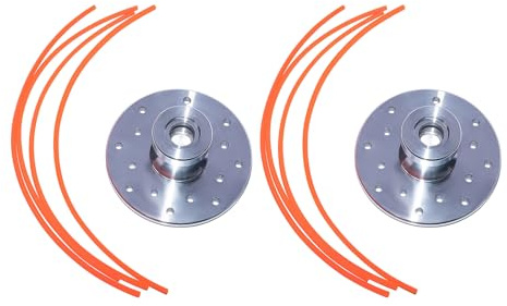 Tête de débroussailleuse de jardin en alliage robuste Capacité de 16 cordes Convient pour une coupe prolongée de l'herbe Tête de tondeuse de jardin haute efficacité