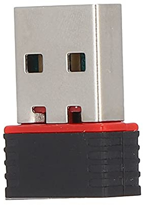 Tomantery Tarjeta de Red USB Mini Adaptador Inalámbrico de Alta Velocidad de 150Mbps para Ordenador Portátil, Oficina, Estudio, Material ABS