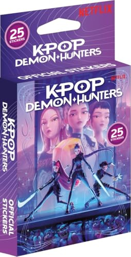 K-Pop Demon Hunters Figurine 25 Sticker Pack Offizielle Netflix Sammelbeutel Anime Kpop Rumi Mira Zoey