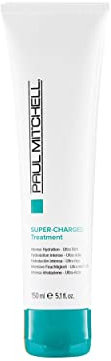 Paul Mitchell SuperCharged Treatment – intensivt närande hårbehandling för torrt hår, hårmask ger glans och smidighet, 150 ml