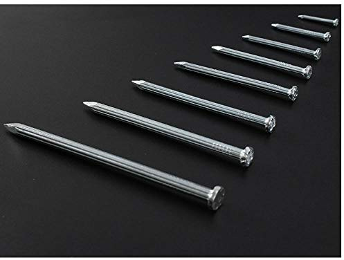 Ningvong Clavos de Pared de Cemento, Clavos Fuertes, Clavos de Acero, concreto de Alta Resistencia.-100MM [Alrededor de 30 Piezas]