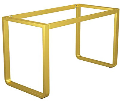 GEREP Tischgestell Tischkufen Kufengestell, für Schrank, Couchtisch, Esstisch, Bodenschutzmatten DIY Industrieller Möbelfüße/golden / 115×45×73cm