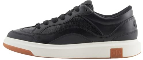 Armani Exchange Venice herr, Debossed logotyp, Chunky sneakers, svart, 40,5 EU, svart, 40.5 EU