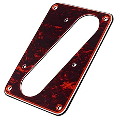 Supvox 2stücke Humbucker Rahmen Pickup Abdeckung Für Gitarre Flacher Basisring Für Brücke Dunkelrot Elegante Und Langlebige Ersatzabdeckung Geeignet Für Brückenmontage