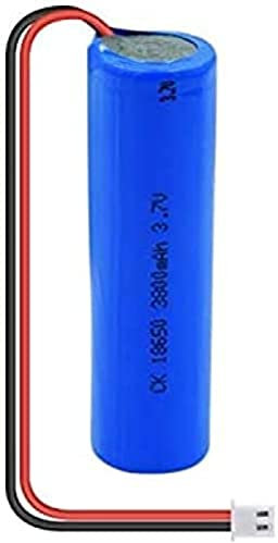 Batteria Agli Ioni Di Litio 3.7v 3800mah 18650, Batteria Ricaricabile Con Spina Xh 2p + Cavo Fai Da Te,1 PZ
