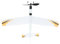Toyvian 1set Rubber Band Powered Airplane Model Glider Toy Lightweight Aircraft for Boy Girl Diy Assembly Educational Aviation Model for Hand-eye Coordination