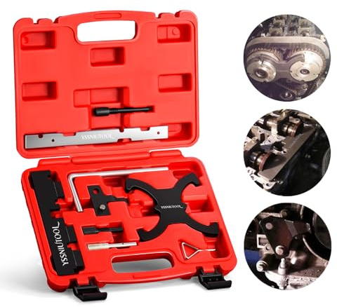 Engine Timing Tool Kit, Crankshaft and Camshaft Timing Belt Locking Alignment Tool Set Compatible with Ford Focus Escape Transit Volvo S60 S80 V60 V70 More for 1.5L 1.6L VCT Engines