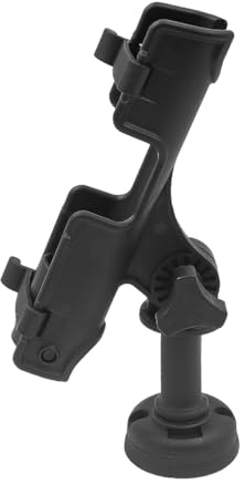 ZONADAH Angelruten-Stangenhalter, 360 Grad drehbar, drehbar, Angelrutenhalter, Angelunterstützung, Rutenhalter, Halterung, verwendet für Kanus und Kajaks