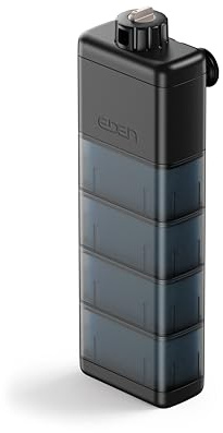 Eden 93694 FIN X 200 Innenfilter geeignet für Aquarien bis zu 200 Liter, Durchflussrate von 650 l/h, individuell steuerbare Durchflussrate, einfache Wartung und sichere Befestigung