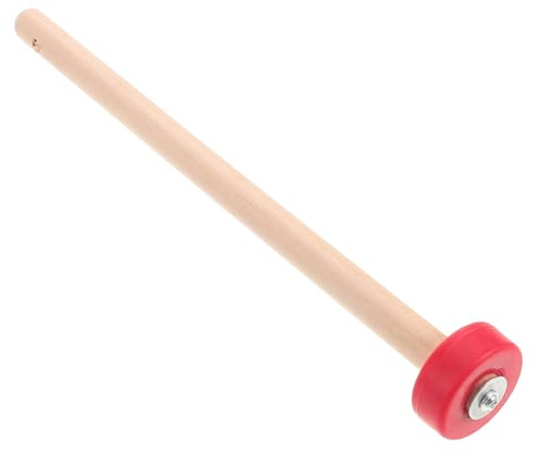 TOYANDONA Holz- mit Filzzunge für Kupfergongs Glockenspiel und Xylophon-schlägel Gummischlägel Rock-performance-stab Übungs-drumsticks Rhythmus-sticks Pinken Drumsticks