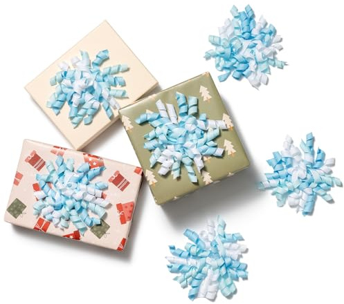 MORSUNBELA Geschenkschleifen Selbstklebend Schleifen Deko Blau | 6 Selbstklebende Geschenkschleifen, Deko für Hochzeit,Geschenke, Weihnachten,Verpackungen und Urlaubsdekoration