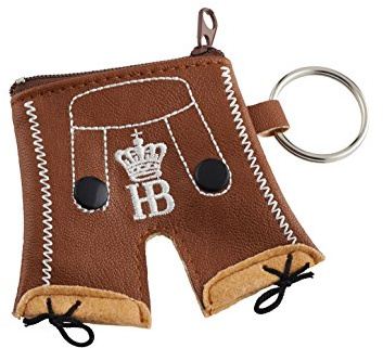 Hofbräuhaus München Schlüsselanhänger Leder – Lederhosen-Design aus PVC | Schlüsselbund-Zubehör | Schlüsselmäppchen | Geschenk für Schlüsselring & Schlüsselhalter | Geschenkidee für Herren und Damen