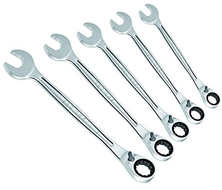 USAG 285 KA/SE5 U02856074 Serie di 5 Chiavi Combinate a Cricchetto con Anello di Tenuta