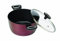Jata CF922 - Cacerola Inducción Antiadherente, Aluminio Forjado, Diámetro 22 cm, Capacidad 2,6 Litros, Apta para Todas Cocinas Incluida Inducción, Libre PFOA, Incluye tapa cristal Temperit