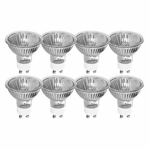 NCC-Licht 8x Eco Reflektorlampe Lampe Reflektor GU10 50W Warmweiß Dimmbar | Reflektor aus Glas, stufenlos dimmbar, Abstrahlwinkel 35° ideal für Akzent- und Spotbeleuchtung