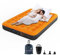 Luxchoice Materasso Gonfiabile con Pompa Portatile 3 Minuti Rapidi Gonfiaggio Letto Gonfiabile Singolo Matrimoniale per gli Ospiti che Pernottano Camping Viagg