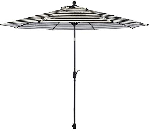 NOALED Garten-Sonnenschirme für den Außenbereich, 10 Fuß / 3 m, für Terrasse, Garten, Strand, Mehrfarbig, Sonnenschirm mit Kurbel und Neigung, Marktschirm-Sonnenschutz