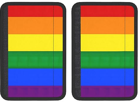Protezione per cintura di sicurezza per adulti, con bandiera arcobaleno, comfort eccezionale per l'interno della tua auto