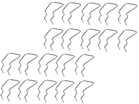 TOPPERFUN Display Hooks 20pcs Metal Single Pegboard Hooks Tool Pegboard Wall Shelves