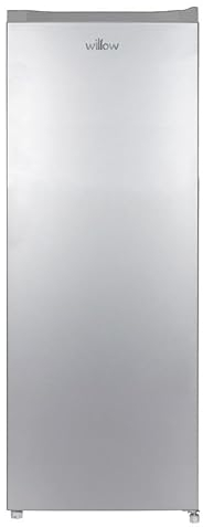 Willow WTF55S 177L Freestanding Tall Freezer with Reversible Door, Adjustable Thermostat, 2 Years Warranty - Silver